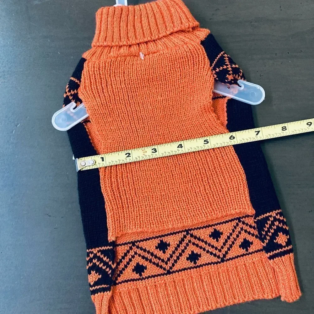 Halloween Pumpkin Dog Pick of the Patch Fall Pet Sweater